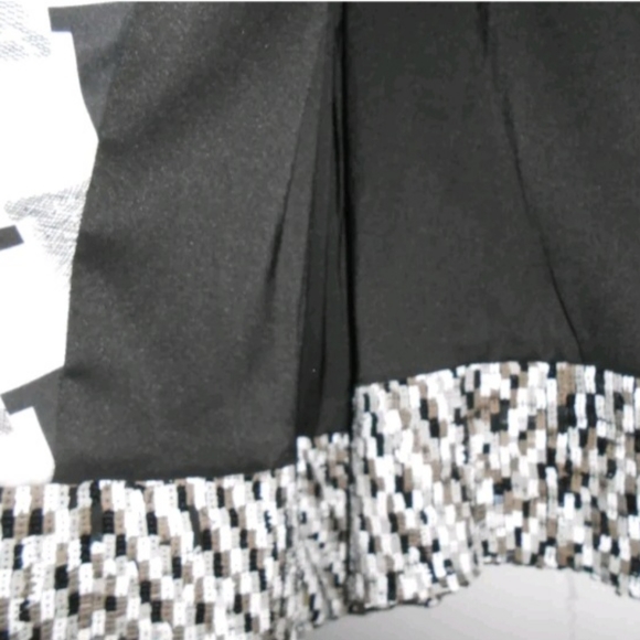 Diane Von Furstenberg Sequin Blazer Black White Gray Jacket Medium Marx Tweed - Picture 3 of 9